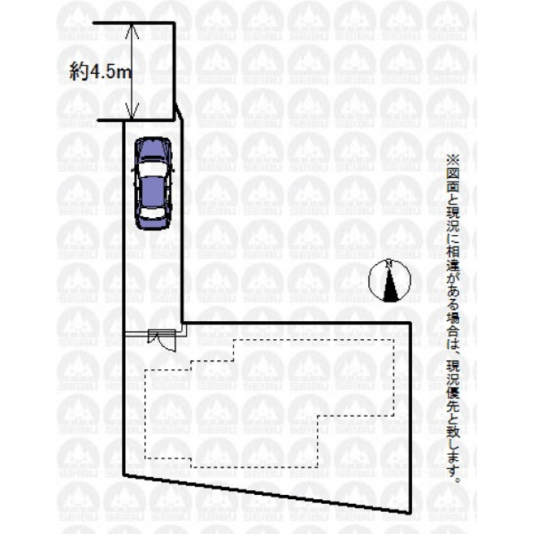 地図 実測図ではございません