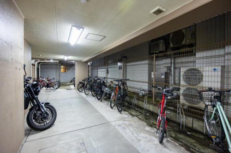 その他 敷地内に設けられた駐輪スペース。