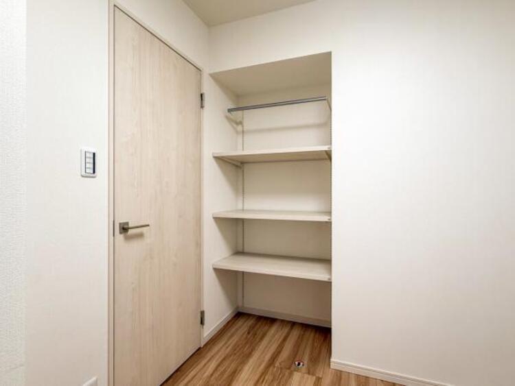 収納 居室には収納スペースが豊富なため、シンプルですっきりとした暮らしが実現できます。