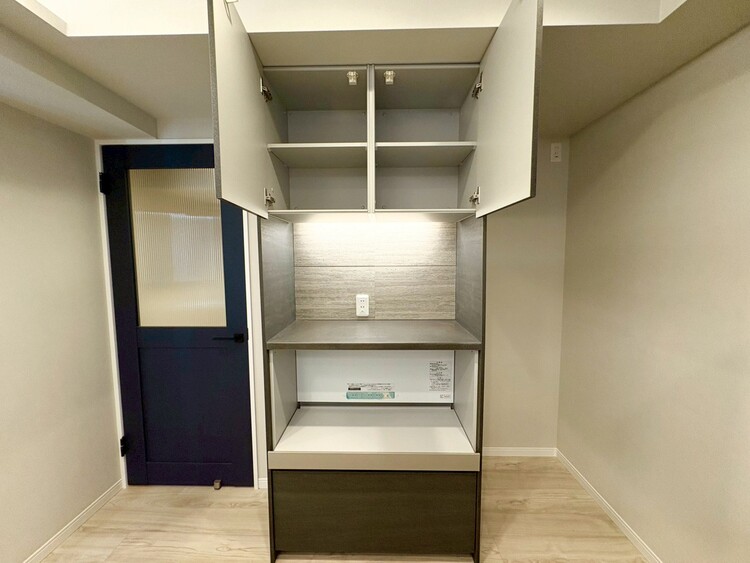 その他 収納スペースが付いていて、お部屋を広く使っていただけます。