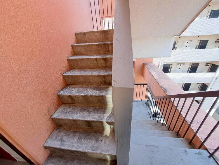 その他 共用部の階段です。明るく清潔に管理されています。