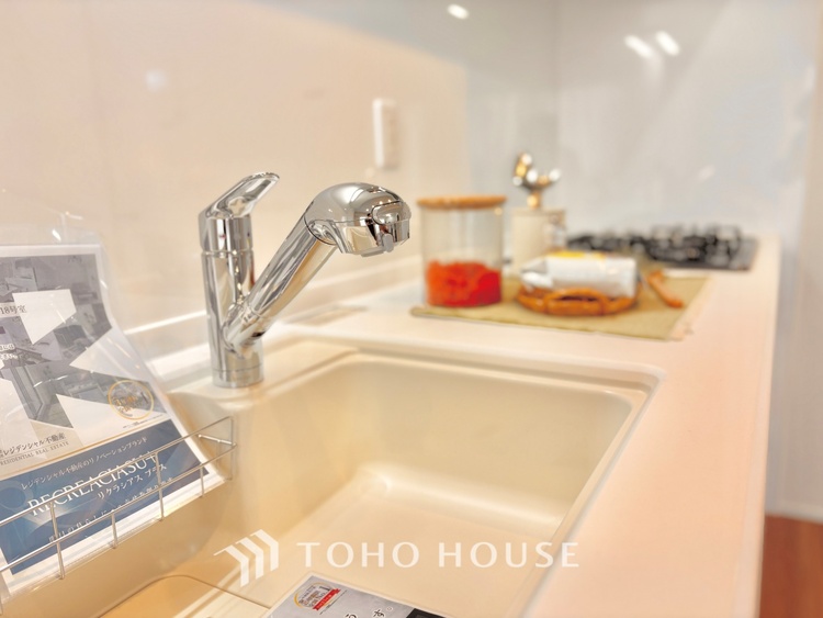 キッチン 【Kitchen】安心してお料理に取り組んでいただけます。会話だって自然とはずむはず。