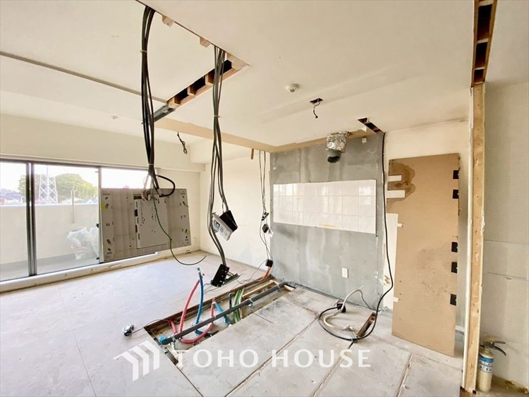 内装 【LIVING】◆simple is best◆無駄のない綺麗なつくりのリビングルームであなただけの暮らしを。