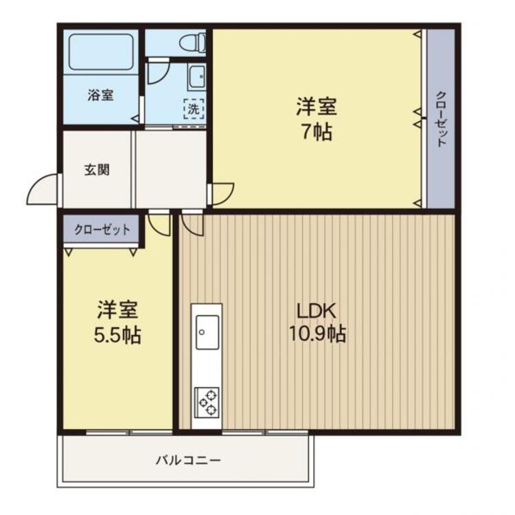 間取り 【間取り図】新規リフォーム済みにて即入居可能♪