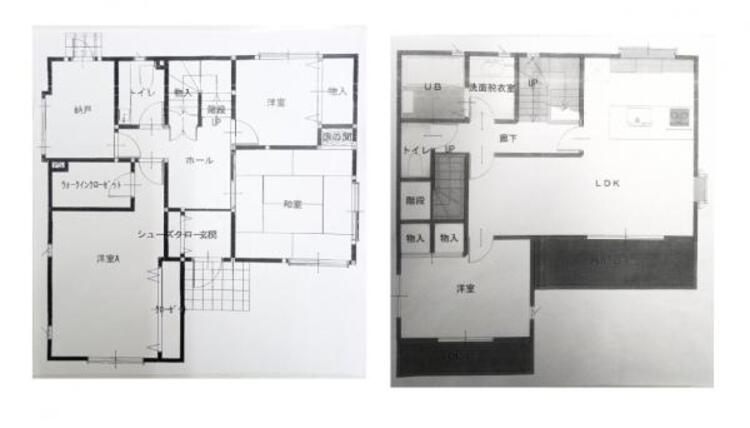 間取り 懐かしさと和を感じるお家です。ゆったりとした時が流れるような、心地よい住環境。