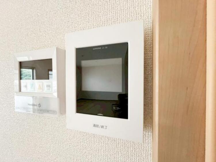 設備 【設備】お客様のお顔が確認出来るので、セキュリティ対策にも最適のモニター付きインターホン。