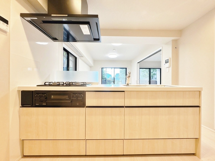 キッチン 洗練されたスタイリッシュなデザイン性と使いやすさを備えた仕様。