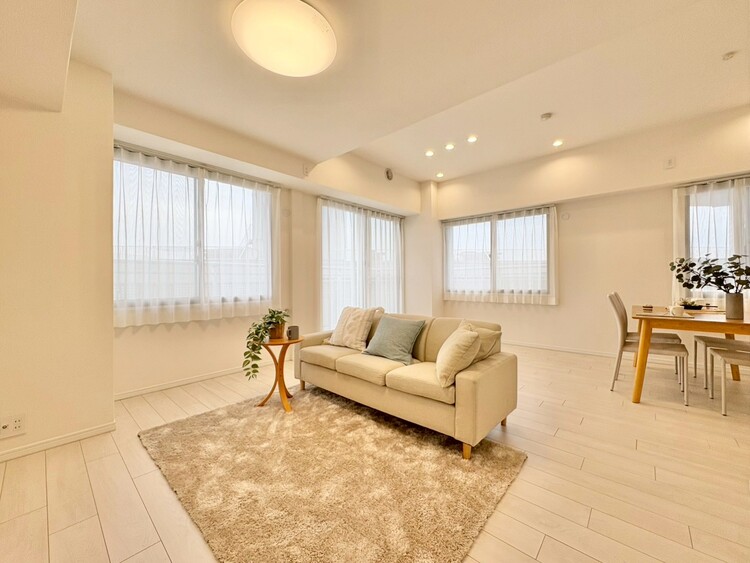 居間 「空間が織り成すひとつ先の住み心地」を演出します。