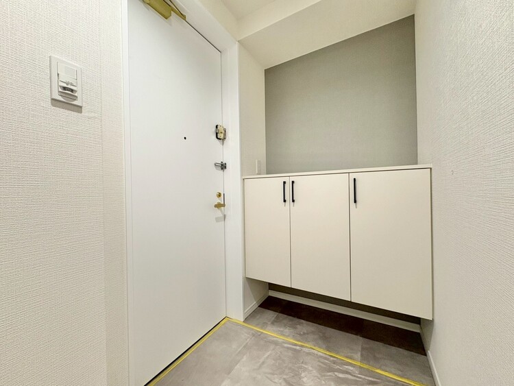 玄関 シューズボックスを完備した玄関です。