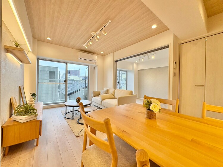 居間 「空間が織り成すひとつ先の住み心地」を演出します。