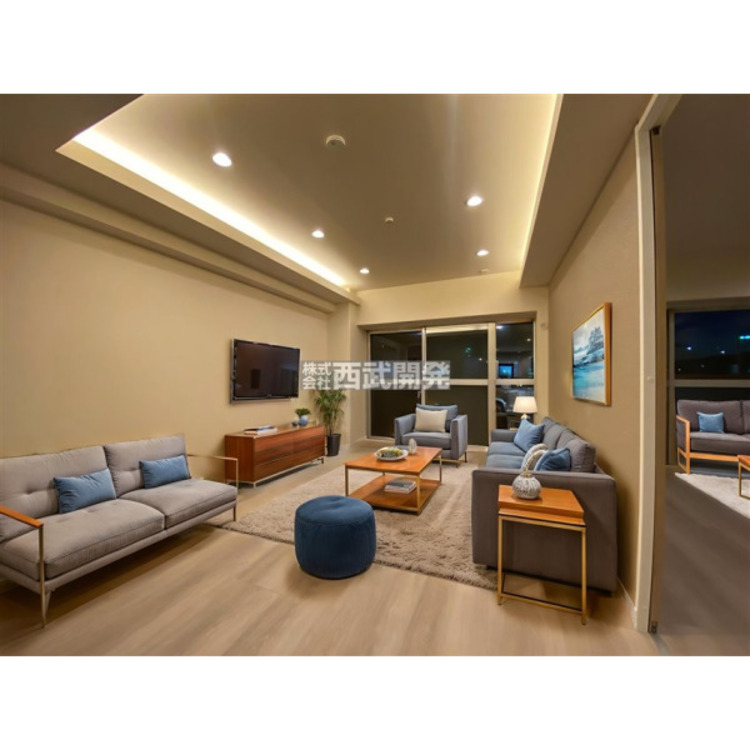 居間 【配置してある家具や小物はCGによるイメージです。】LDK12.0帖