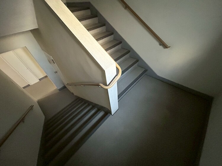 その他 共用部の階段です。明るく清潔に管理されています。