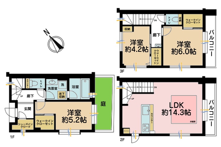 その他 3LDK、専有面積80.47m2