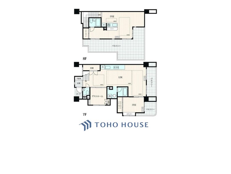 間取り ◆居心地のいい暮らし◆には欠かせない眩い採光。ゆったりとした幅の窓からこの空間に降り注ぐ採光が絶えない。明るいリビングこそ居心地のいい暮らしが待っているのだと思う。