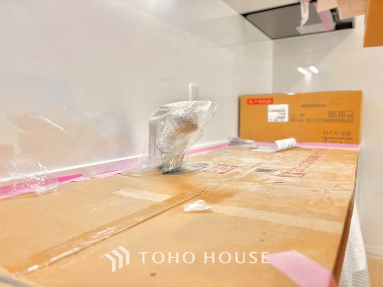 キッチン 【Kitchen】安心してお料理に取り組んでいただけます。会話だって自然とはずむはず。