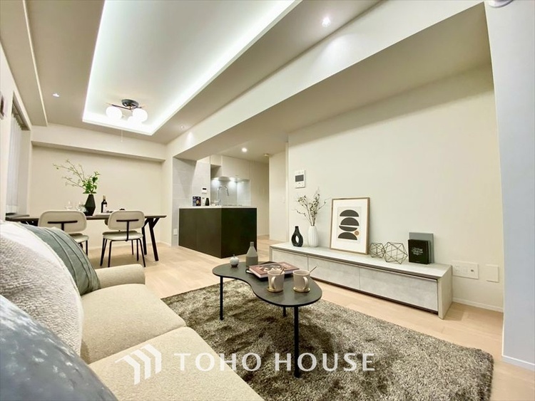 内装 【LIVING】◆家族◆愛する家族を一目で見渡せる。家族が集う空間。永遠に続く幸せな毎日を、ここで。