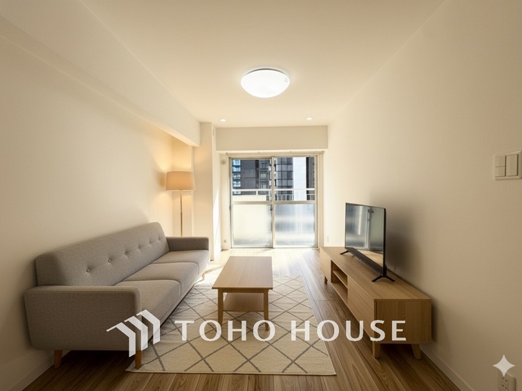 内装 【LIVING】◆煌びやか◆愛おしい家族との団欒の時間をより一層幸せなものに感じさせる煌びやかなLDK。輝かしい毎日が待っています。※この画像の家具の配置には、CGによる加工を施しております。