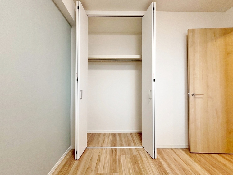 収納 居室にはクローゼットがあり、荷物もスッキリ収納して快適にお過ごしいただけます。
