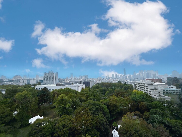 バルコニー 頬をなでる、優しい風を感じることが出来ます。