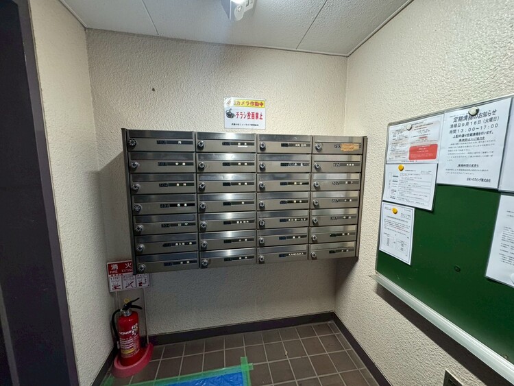 設備 郵便受けも、きちんと管理されています。