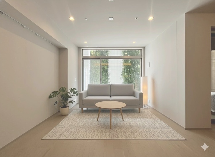 内装 【LIVING】◆家族◆愛する家族を一目で見渡せる。※この画像の家具の配置には、CGによる加工を施しております。