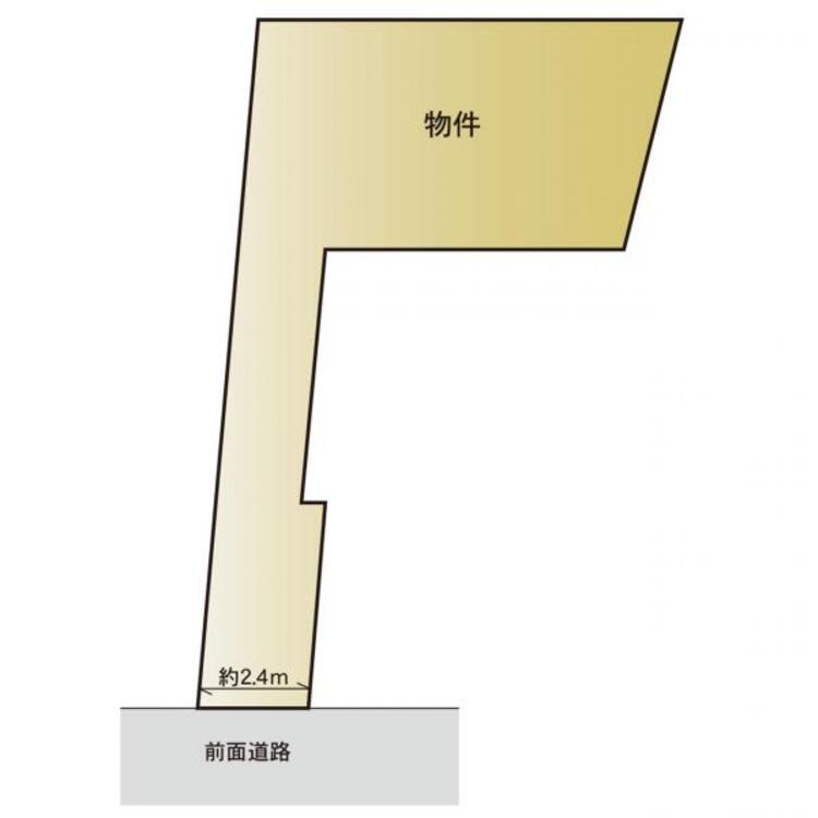 その他 【区画図】カースペース１台と自転車も駐車可能です。