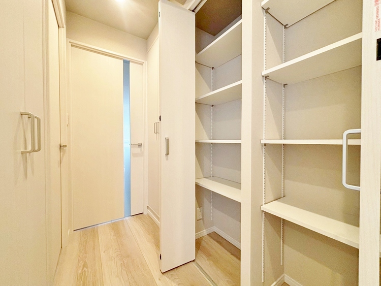 収納 暮らし心地を大きく左右する収納を、適材適所に配置し使い勝手を考慮しました。