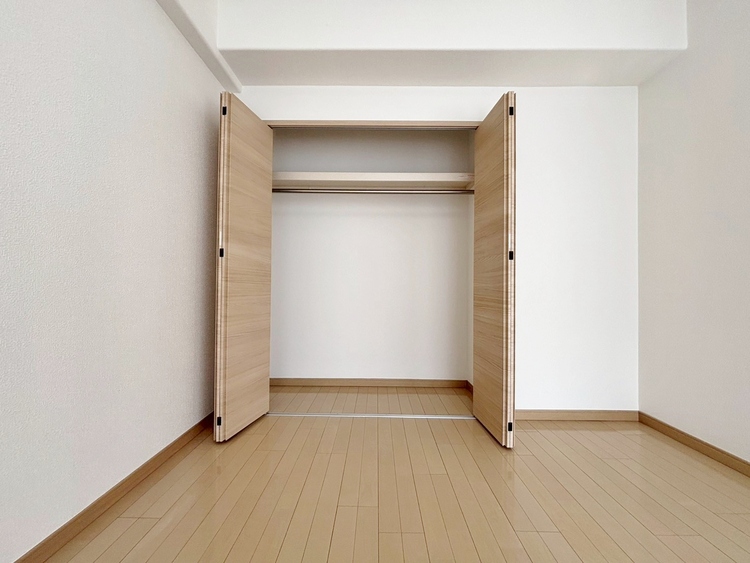 収納 居室にはクローゼットがあり、荷物もスッキリ収納して快適にお過ごしいただけます。
