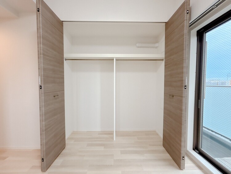 収納 居室にはクローゼットがあり、荷物もスッキリ収納して快適にお過ごしいただけます。