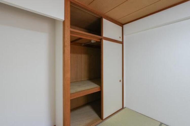 収納 年に数回しか使わない物をまとめて収納する時に便利な天袋があるので、収納スペースを効率良く利用できます。