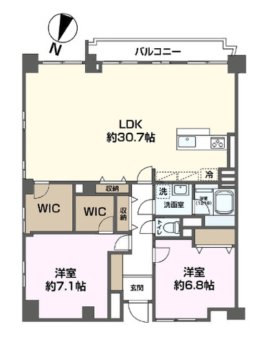 キャッスル共進マンションの物件画像