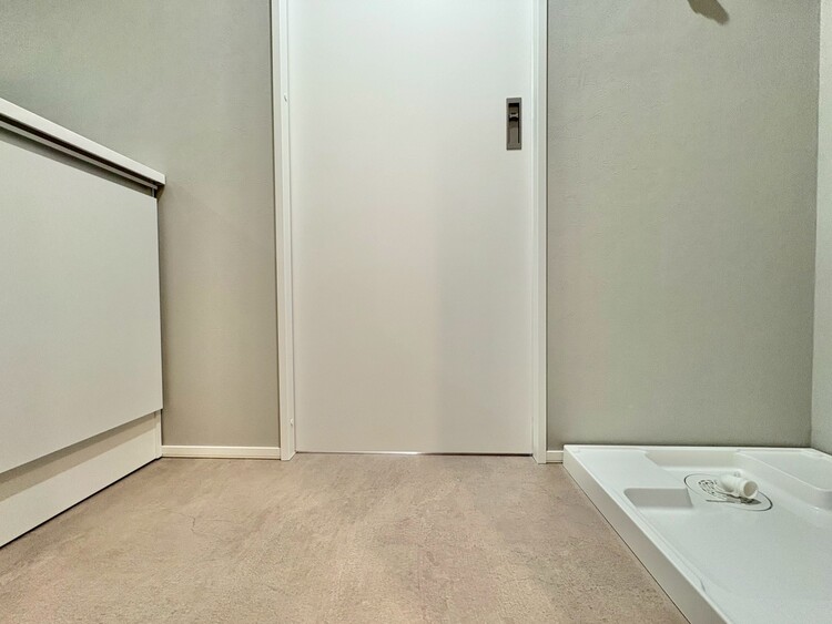 その他 十分な広さの脱衣所。