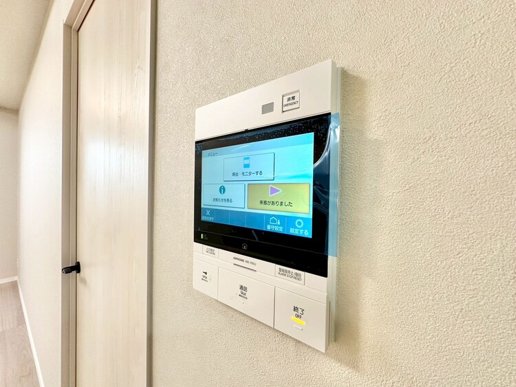 その他 誰が来てもわかる様にモニター付きインターホンを設置。