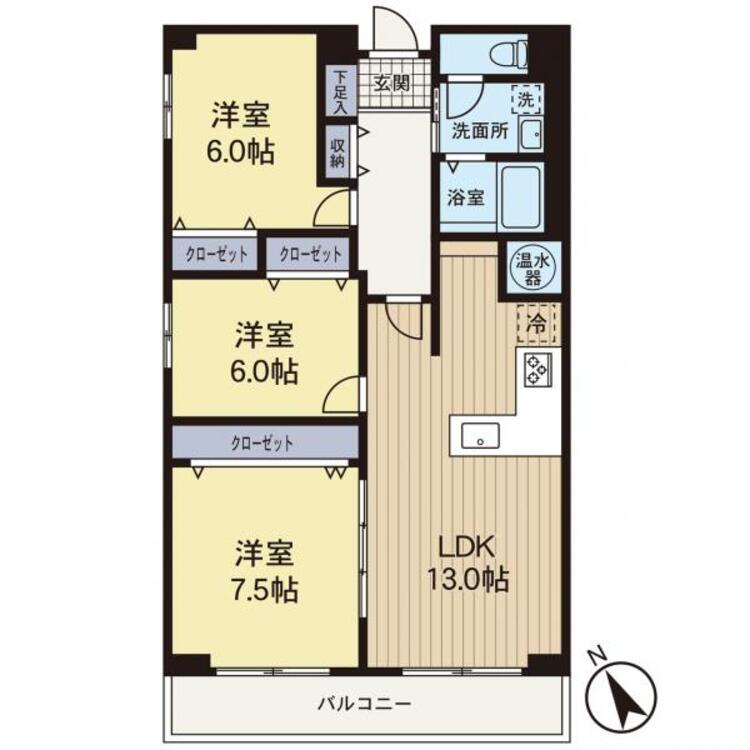 間取り 【間取り図】新規リフォーム済みにて即入居可能♪