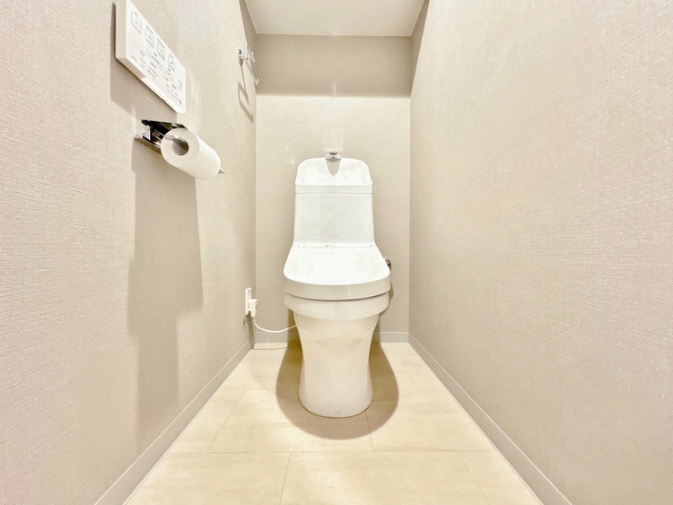 トイレ 暮らしの中のさりげないひとときの快適さにも、こだわりを、持って設備を配しております。