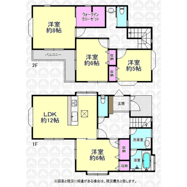 間取り 空室ですのでお気軽にご内覧出来ます！