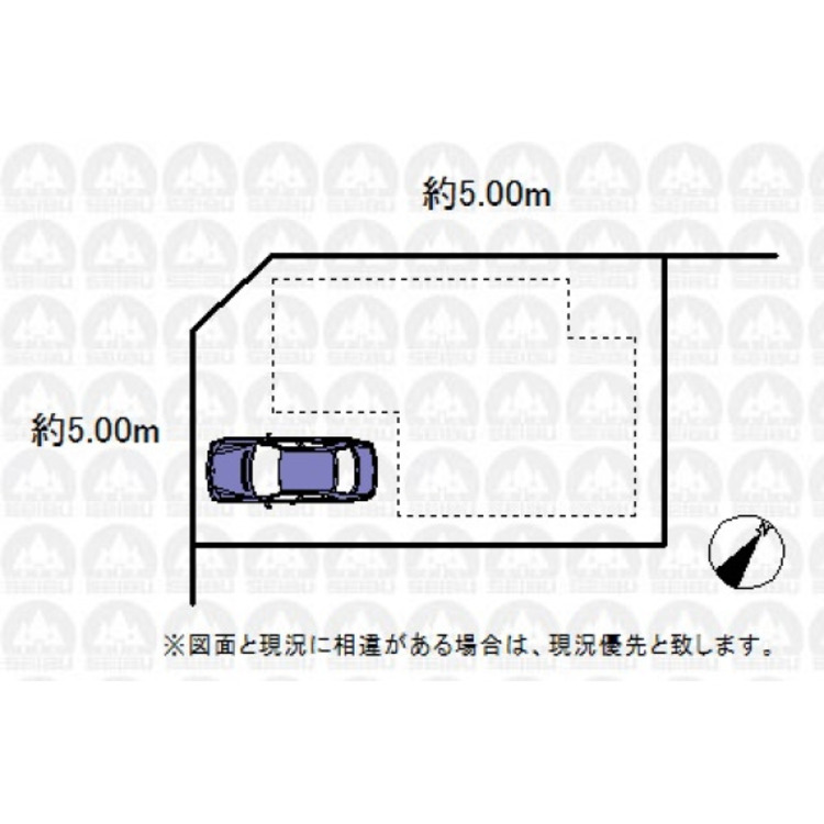 地図 実測図ではございません