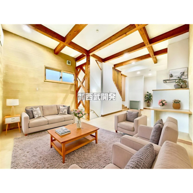 居間 配置してある家具や小物はCGによるイメージです。