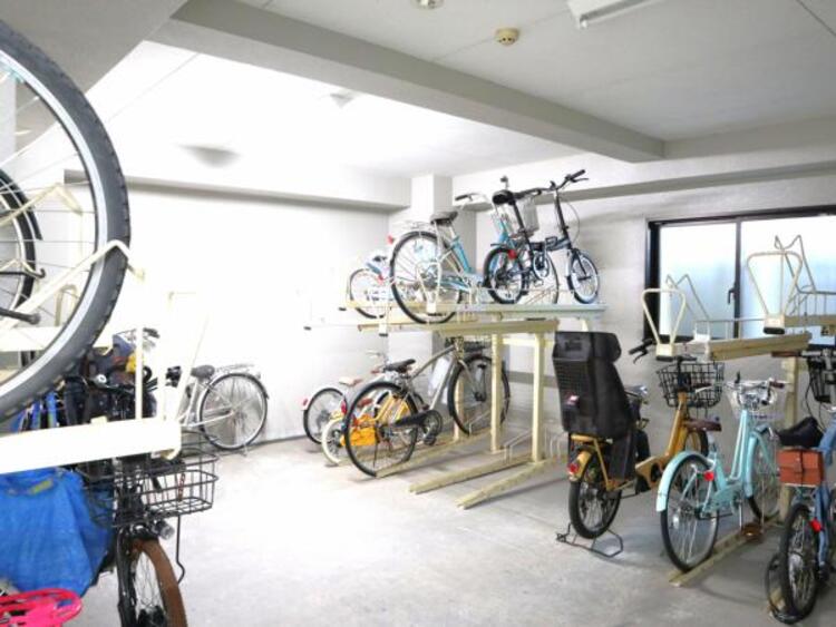 その他 敷地内に設けられた駐輪スペース。