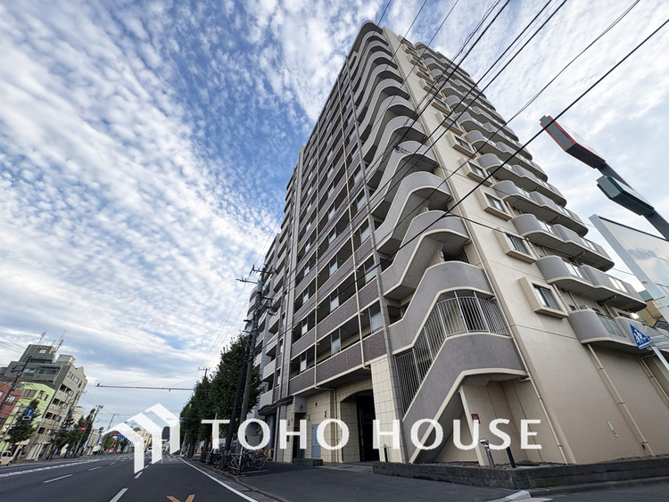 外観 〜最上階・角部屋・L字型バルコニー、陽当たり・通風・眺望良好〜新規リノベーション3LDK〜