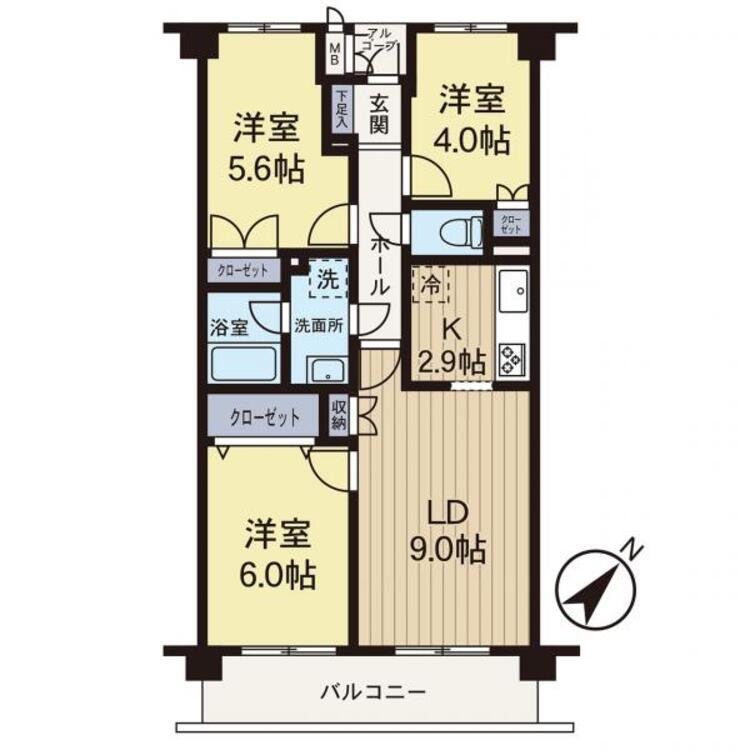 間取り 【間取り図】将来にわたって資産価値が継続するな佇まい。ここから始まる変わらない価値観はこの先も継続していきます。