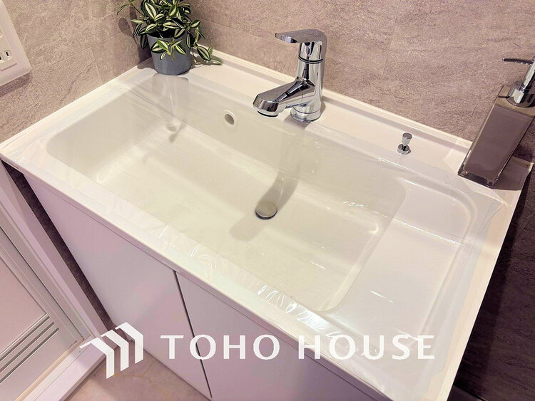 洗面 清潔感のある洗面