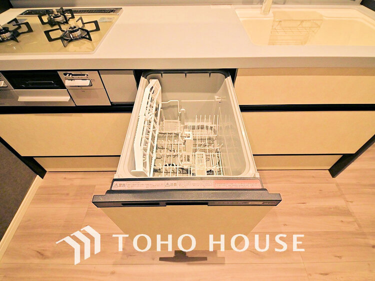 その他 ビルトイン式食洗機完備のシステムキッチンで食後もゆったり家族団らん