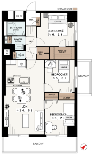 五反野スカイハイツの物件画像