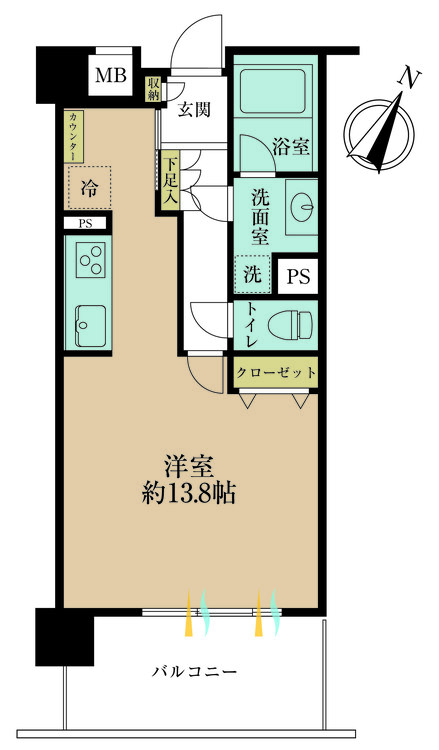 その他 専有面積37.17m2、バルコニー面積8.38m2