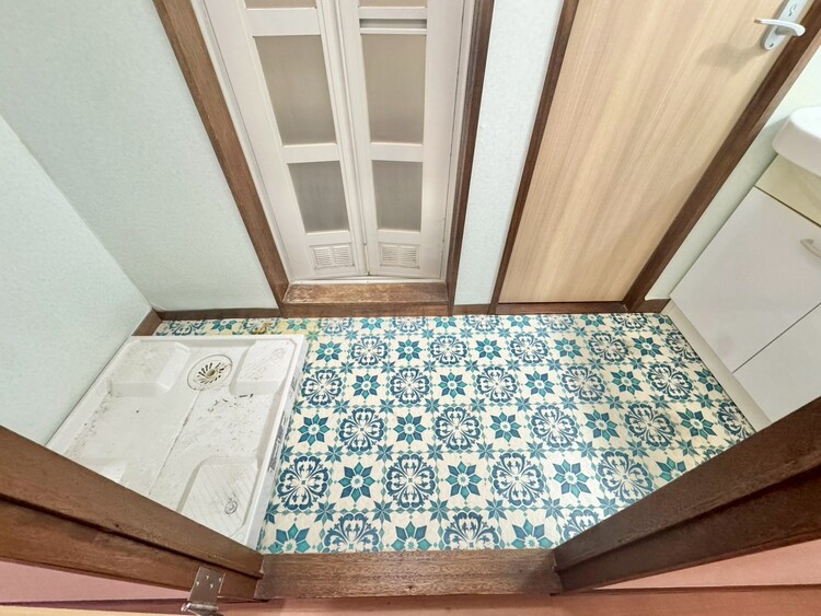 その他 十分な広さの脱衣所。