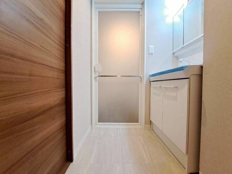 その他 十分な広さの脱衣所。