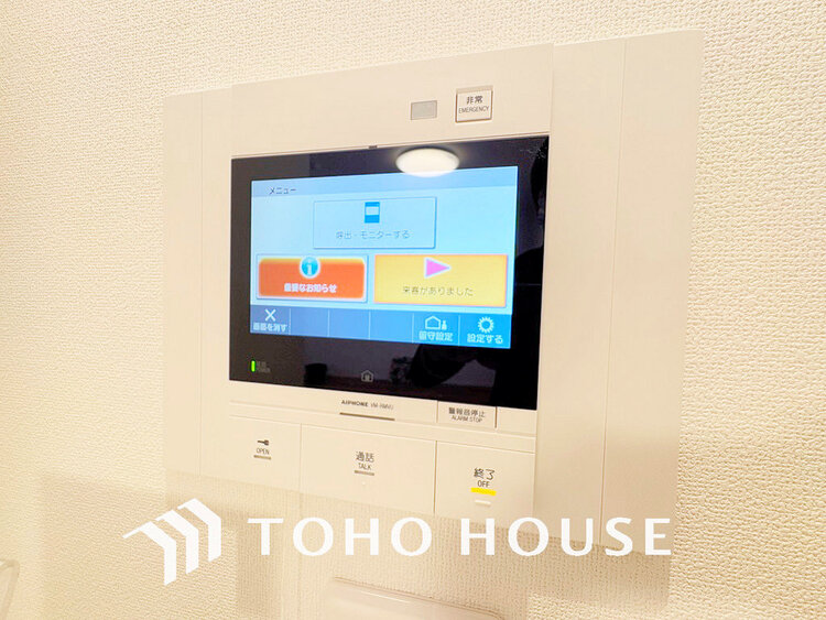 その他 モニター付インターホンで、安心のセキュリティシステム