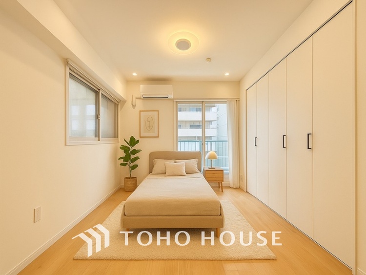 内装 ＊配置してある家具や小物はCGによるイメージ画像です。【ROOM】感性を育むプライベートルームはシンプルでスマートな空間。好みの空間で読書をしたり、音楽を聞いたりと一人の時間も充実したものにできます。