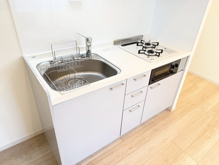 キッチン 開放感のあるキッチンスペース。調理をしながら、会話も弾みそうですね。